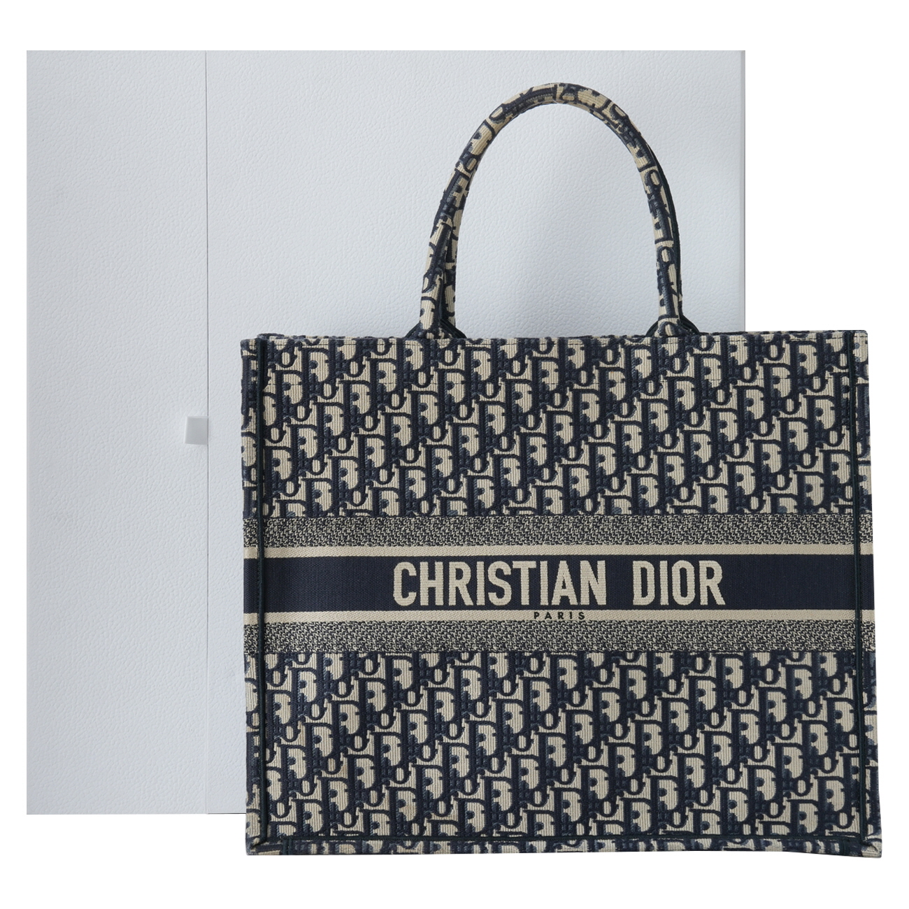 CHRISTIAN DIOR(USED)크리스찬디올 오블리크 북토트 라지백